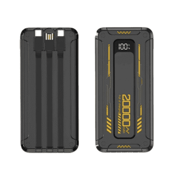 Power Banks Ireland 17 20000mah power bank with cables ireland