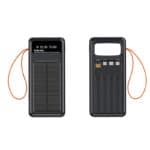 Camping power bank ireland 50kmah from front and back