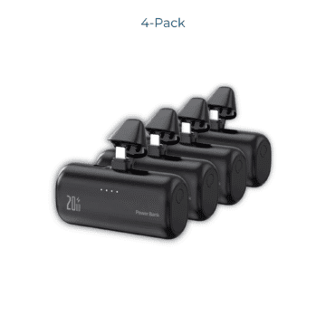 4 pack bundle of mini power banks ireland